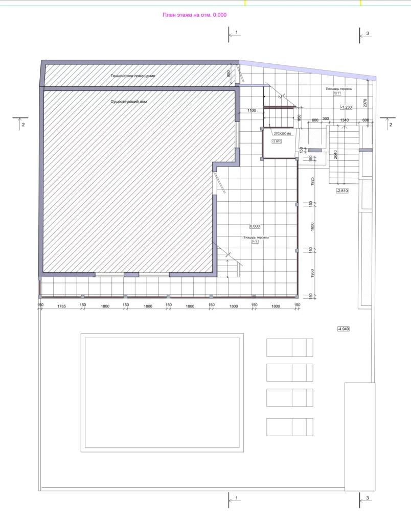 Проект реконструкции придомового пространства, Будва