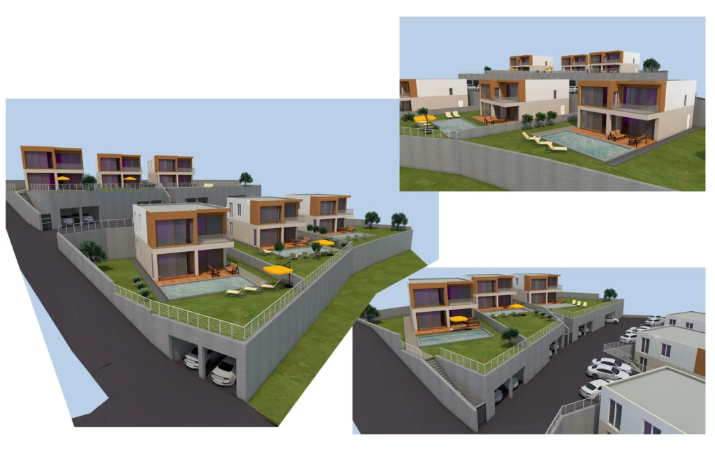 Разработка мастер-плана коттеджного поселка в районе г. Тиват, Черногория