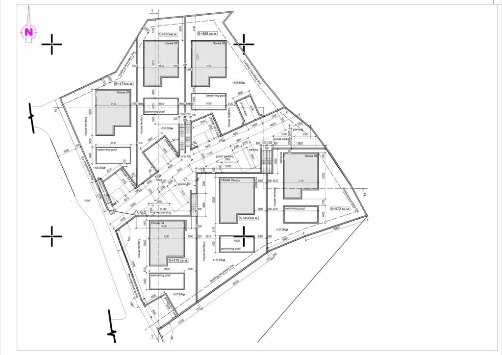 Разработка мастер-плана коттеджного поселка в районе г. Тиват, Черногория