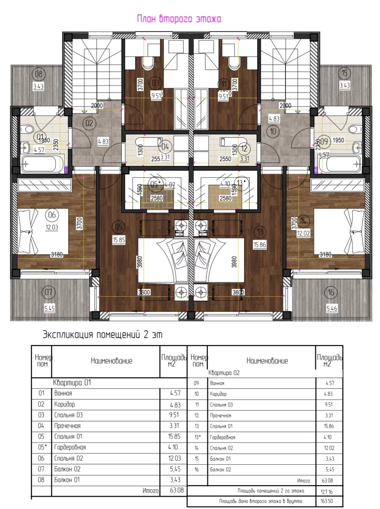 Residential Complex: Two Townhouses — Kavac, Tivat, Montenegro