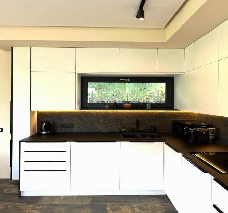 Premium kitchen with stone countertops