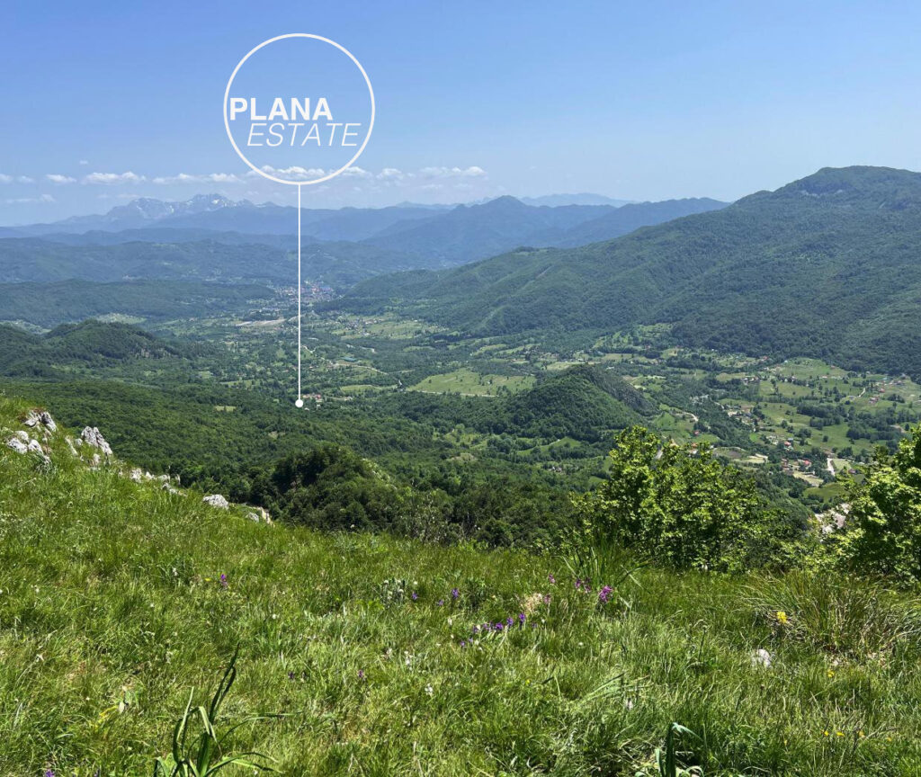 Kolašin valley — view towards Plana village